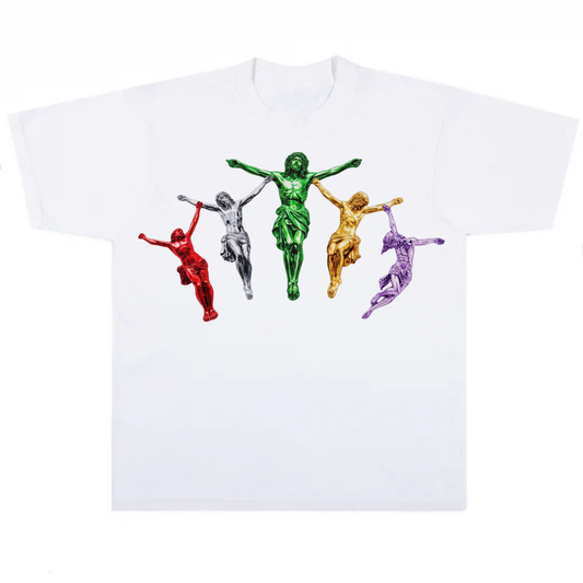 METALLIC JESUS TEE